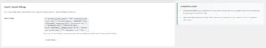 Import and export settings section within the Relevanssi Admin and Dev tab