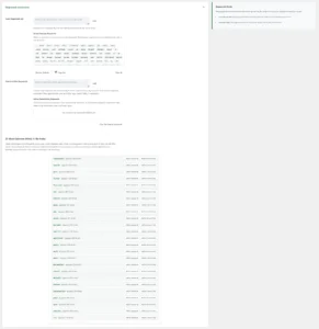 Stopwords Exclusions panel within the Relevanssi Indexing tab